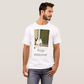 Mops-Willkommen! T-Shirt (Vorne ganz)
