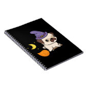 Mops-Witch-Foto-Notizbuch Notizblock (Rechte Seite)
