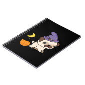 Mops-Witch-Foto-Notizbuch Notizblock (Linke Seite)