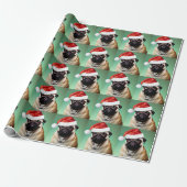 Mops Wrapping Paper Geschenkpapier (Ungerollt)