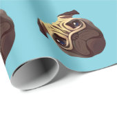 Mops Wrapping Paper Geschenkpapier (Rolleneckpunkt)