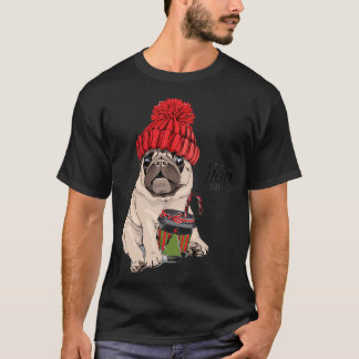 Mops wünscht dir ein süßes Weihnachten T-Shirt