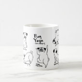 Mops-Yoga Kaffeetasse (Mittel)