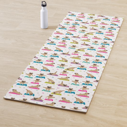 Mops-Yoga-Matte Yogamatte (Beispiel)