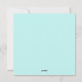 Mops Yoga Urlaubskarte Feiertagskarte (Rückseite)