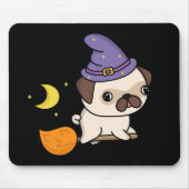 Mops-Zauberer-Mauspad Mousepad (Vorne)