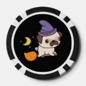 Mops-Zauberer-Poker-Chips Pokerchips (Rückseite)