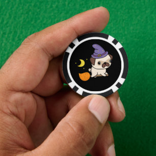 Mops-Zauberer-Poker-Chips Pokerchips