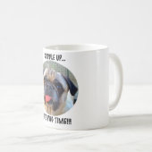 MOPS-ZEIT! KAFFEETASSE (VorderseiteRechts)