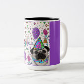 MOPS ZWEIFARBIGE TASSE (VorderseiteRechts)