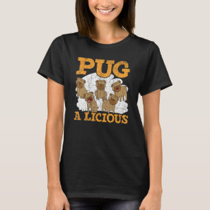 Mopsbesitzer Hund Hundebaby Pfote Liebe T-Shirt