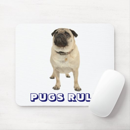 Möpse der Niedlichen Liebe Mousepad (Mit Mouse)