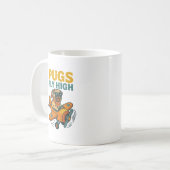 Möpse fliegen hoch kaffeetasse (Vorderseite Links)