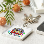 Möpse für Friedensschlüsselkette Schlüsselanhänger (Seite)