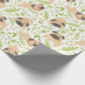 Möpse Geschenkpapier (Ecke)