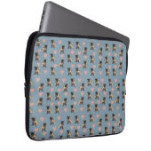 Möpse & Herzen Laptopschutzhülle (Vorne Rechts)