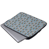 Möpse & Herzen Laptopschutzhülle (Vorne Knopf)