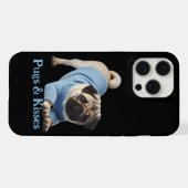 Möpse & Küsse iPhone Hülle (Rückseite (Horizontal))