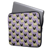 Möpse Laptopschutzhülle (Vorderseite Links)