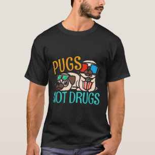Möpse Not Drugs Mops Hunde Grudge Mops Haustier Ge T-Shirt