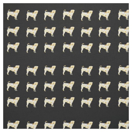 Möpse Stoff (Muster)