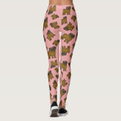 Möpsen #6 Rosa Leggings (Rückseite)
