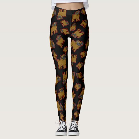 Möpsen #7 leggings (Vorderseite)