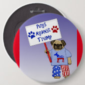 Möpsen gegen Trump Button (Vorne & Hinten)