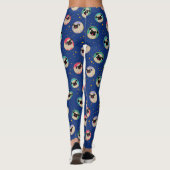 Möpsen im Sternmuster Leggings (Rückseite)