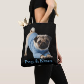 Möpsen & Kisses: Adorable Mops-Themed Design Tasche (Von Nahem)