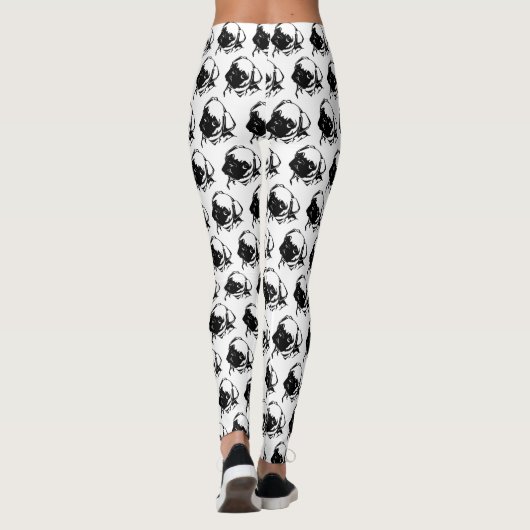 Möpsen Leggings (Rückseite)