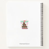 Möpsen N Kisses Mops Dog Lover Notizblock (Rückseite)