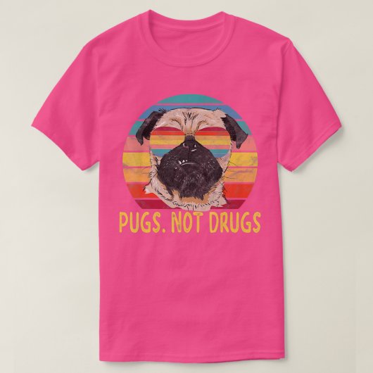 Möpsen Nicht Drogen Mops Hunde Lover Geschenke T-Shirt (Design vorne)