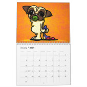 Möpsen Off-Leash Art™ Vol. 1 Kalender (Jan 2027)