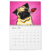 Möpsen Off-Leash Art™ Vol. 1 Kalender (Feb 2027)