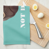 Möpsen ohne Drogen Geschirrtuch (Viertel Falte)