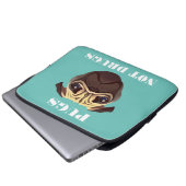 Möpsen ohne Drogen Laptopschutzhülle (Vorne Knopf)