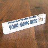 Möpsen Regel! Namensplakette (Seite)