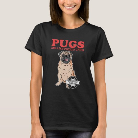 Möpsen sind wie Hundebesitzer Mops T-Shirt (Vorderseite)