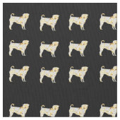 Möpsen Stoff (Nahaufnahme)