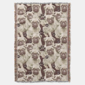 Möpsen- und Pfahlwurzel Decke (Vorderseite Vertikal)