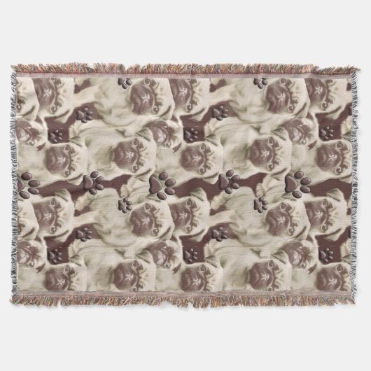 Möpsen- und Pfahlwurzel Decke (Vorderseite)