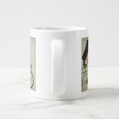 Möpsen zum Fahrrad Jumbo-Tasse (Rückseite)