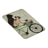 Möpsen zum Fahrrad Magnet (Rechte Seite)