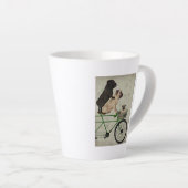 Möpsen zum Fahrrad Milchtasse (Rechte Ecke)