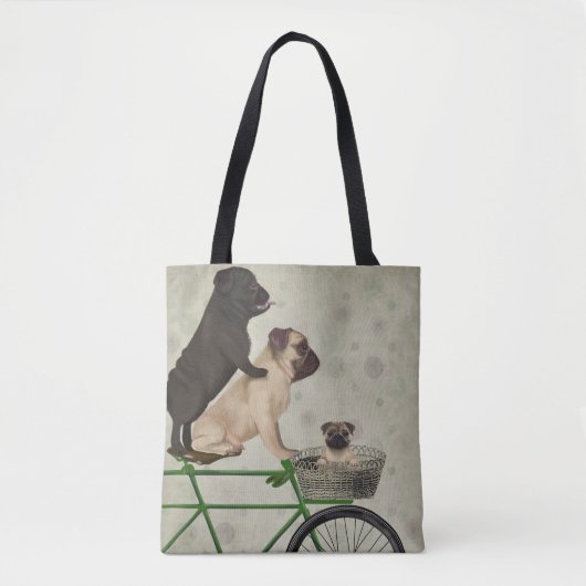 Möpsen zum Fahrrad Tasche (Vorderseite)