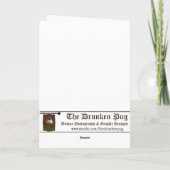 Mopsfamilien-Abschlusskarte Karte (Rückseite)