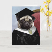 Mopsfamilien-Abschlusskarte Karte (Gelbe Blume)