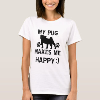Mopsgeschenkeinzelteile T-Shirt
