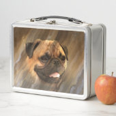 Mopsgesicht Metall Lunch Box (Beispiel)